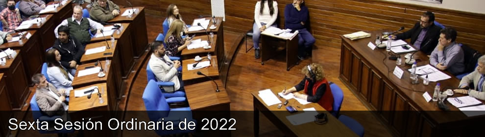 SEXTA SESIÓN ORDINARIA DE 2022