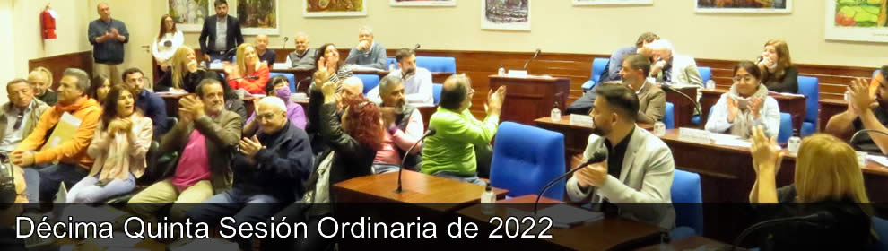 Decima Quinta Sesion Ordinaria de 2022