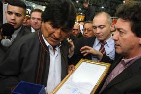 Visita del Presidente del Estado Plurinacional de Bolivia Seor Juan Evo Morales Ayma