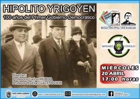 HIPOLITO YRIGOYEN 100 aos del primer gobierno democrtico